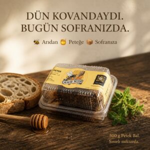 500 g doğal petek bal ürünü